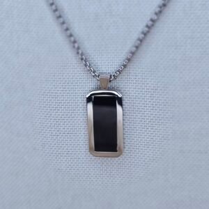 Collier homme onyx brillant – Élégance et force pour l'homme moderne