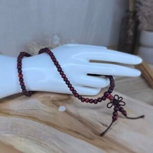Japa Mala en bois avec perles de 6 mm – Méditation et équilibre intérieur