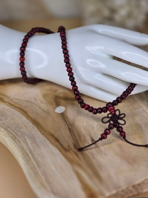 Japa Mala en bois avec perles de 6 mm – Méditation et équilibre intérieur