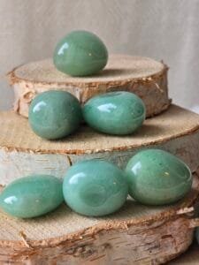 Aventurine Verte Extra – pierre roulée naturelle pour méditation, grilles de cristaux et rituels de bien-être