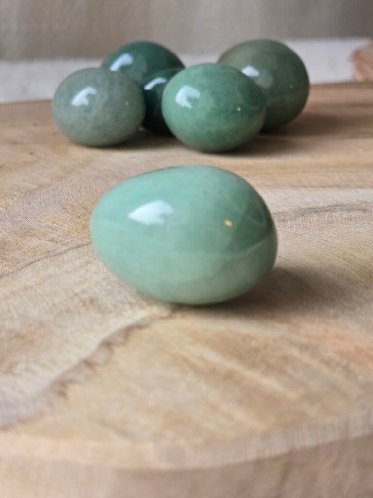 Aventurine Verte Extra – pierre roulée naturelle pour méditation, grilles de cristaux et rituels de bien-être