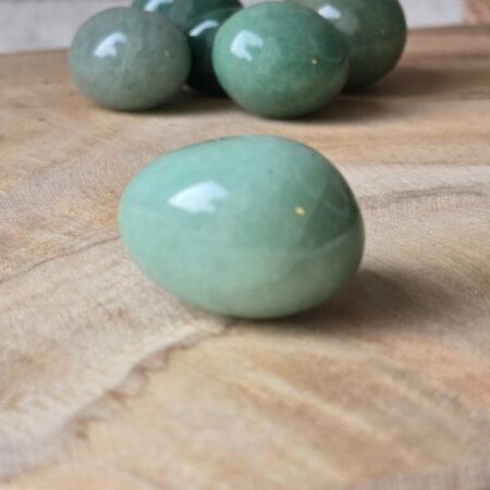 Aventurine Verte Extra – pierre roulée naturelle pour méditation, grilles de cristaux et rituels de bien-être