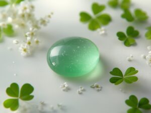 Aventurine Verte Extra – pierre roulée naturelle pour méditation, grilles de cristaux et rituels de bien-être