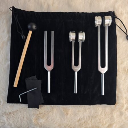 Kit complet de diapasons pour harmonisation énergétique