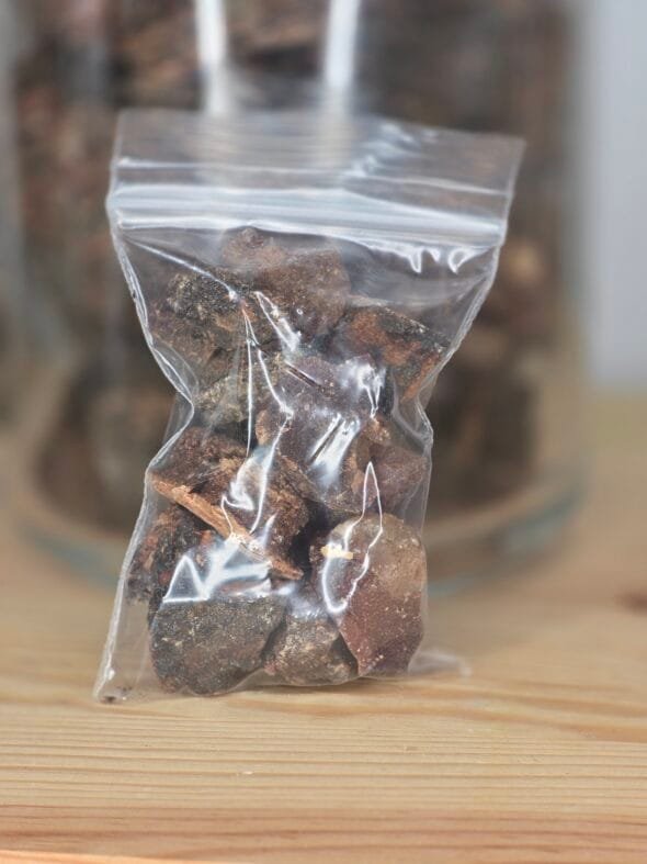 Résine de copal de torote – Bursera microphylla, encens sacré du Mexique.