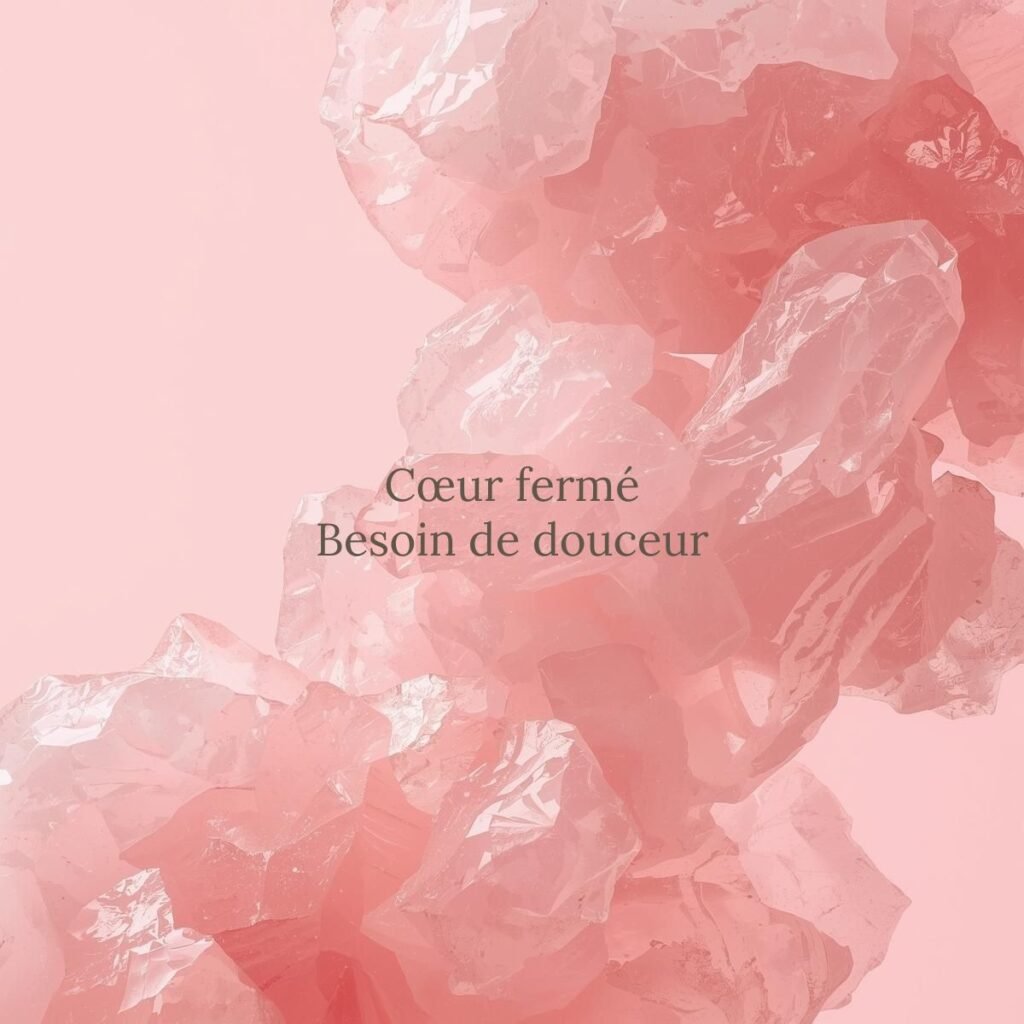 Quartz rose naturel pour ouvrir le chakra du cœur, cultiver l'amour de soi et la douceur émotionnelle