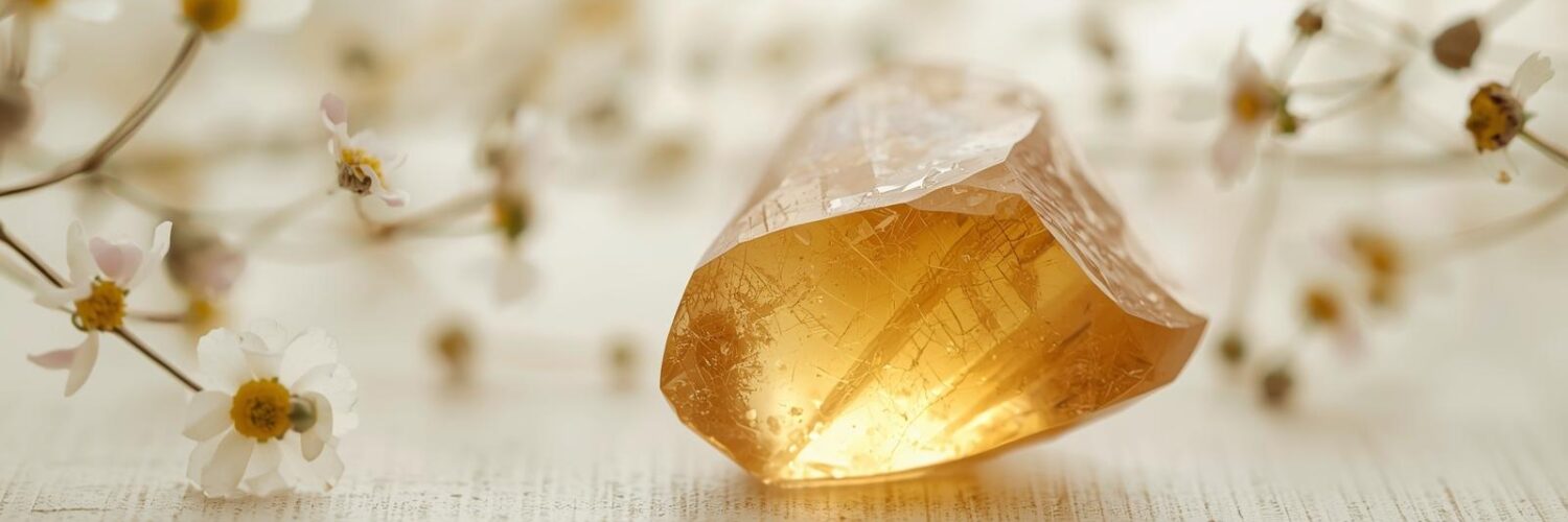 Citrine naturelle pour méditer le matin — pierre de clarté mentale et confiance en soi